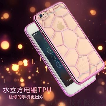 新品预售 水立方电镀壳 苹果Iphone 6\6s 手机保护套 电镀TPU手机壳 厂家直销
