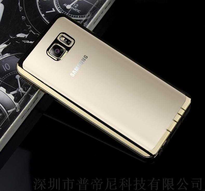 三星note5 电镀手机壳 TPU手机软壳 手机保护套 个性图案定制厂家